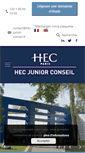 Mobile Screenshot of hec-junior-conseil.fr